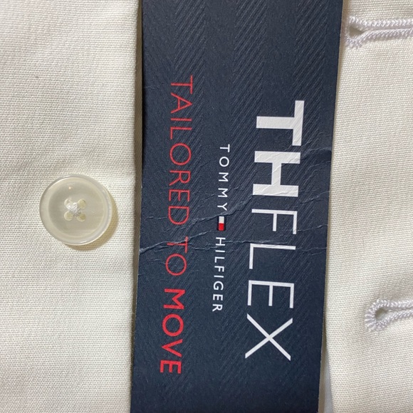 Tommy Hilfiger THflex men’s small vest white cotton/spandex - Picture 4 of 8